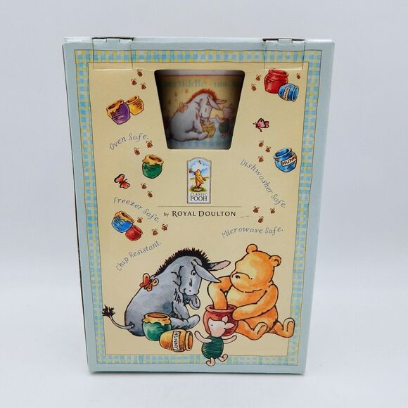 Royal Doulton Winnie the Pooh Gift Collection Toddler 3PC Dish Set Ceramic - Picture 7 of 8